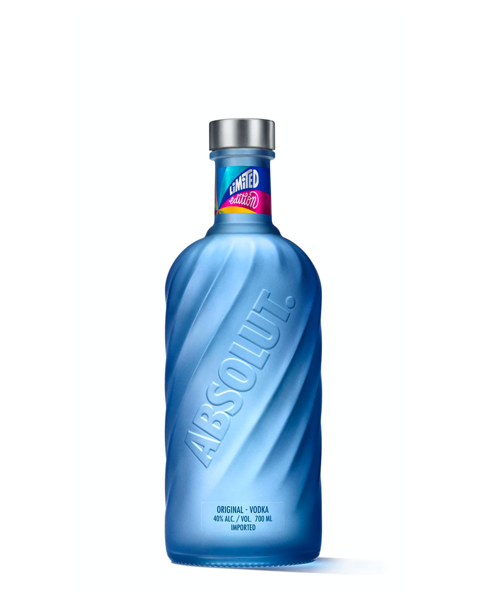 "Limited edition" sticker on the bottle neck